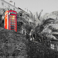 Buy canvas prints of Classic British red telephone box  by kathy white