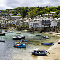 Buy canvas prints of Mousehole, Cornwall south west by kathy white