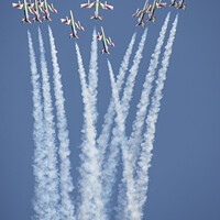 Buy canvas prints of The Frecce Tricolori, are the current Italian Air  by kathy white
