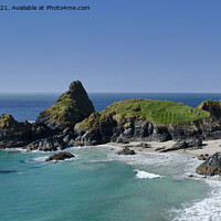 Buy canvas prints of Kynance Cove, Cornwall, England by kathy white