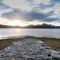 Buy canvas prints of The Road To Loch Eriboll by Lrd Robert Barnes