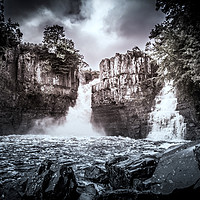 Buy canvas prints of High Force Waterfalls by Lrd Robert Barnes
