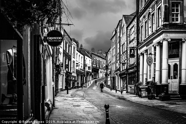 The Back Streets of Durham City Picture Board by Lrd Robert Barnes