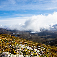 Buy canvas prints of Scotish Mountains at Glencoe by Lrd Robert Barnes