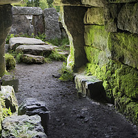 Buy canvas prints of The Druid Cave by Lrd Robert Barnes