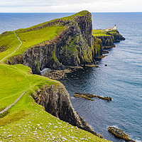 Buy canvas prints of Neist Point Lighthouse by Lrd Robert Barnes
