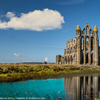Buy canvas prints of Whitby Abbey Reflections by Lrd Robert Barnes