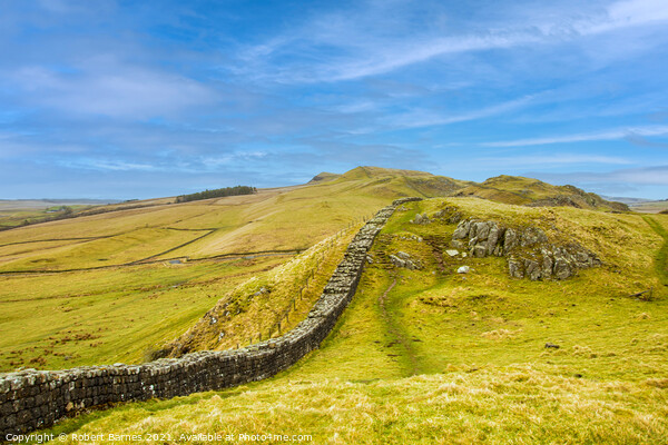Hadrian's Wall Picture Board by Lrd Robert Barnes