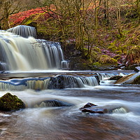 Buy canvas prints of Blaen Y Glyn Waterfall by Clive Rees