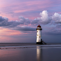 Buy canvas prints of Point of Ayr lighthouse by Daniel kenealy
