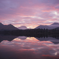 Buy canvas prints of Catbells Sunset by Daniel kenealy