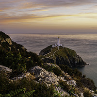 Buy canvas prints of South Stack  by Daniel kenealy