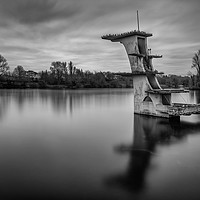 Buy canvas prints of The old diving board  by Nicholas Jones