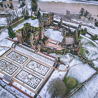 Buy canvas prints of Winter at Kenilworth Castle  by Nicholas Jones