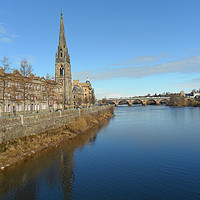 Buy canvas prints of Perth, River Tay, Scotland by Ant Marriott