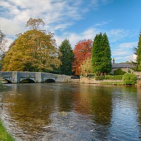 Buy canvas prints of Ashford in the Water, Derbyshire. by Ant Marriott