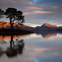 Buy canvas prints of Loch Maree and Slioch by Karen Kennedy