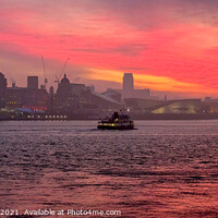 Buy canvas prints of Misty Sunrise on Liverpool Waterfront by Dominic Shaw-McIver