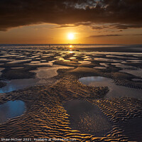 Buy canvas prints of Crosby Beach reflections by Dominic Shaw-McIver