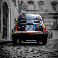 Buy canvas prints of The Original Cinqecento in Rome by Dominic Shaw-McIver