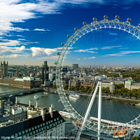 Buy canvas prints of London Eye and Westminster by Dominic Shaw-McIver