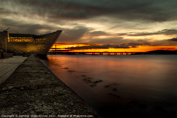Sunrise at the V&A Dundee Picture Board by Dominic Shaw-McIver