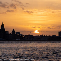 Buy canvas prints of Liverpool Waterfront Sunrise by Dominic Shaw-McIver