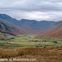 Buy canvas prints of Langdale Pikes to Bowfell by Dominic Shaw-McIver