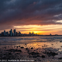 Buy canvas prints of Majestic Liverpool Winter Sunrise by Dominic Shaw-McIver