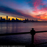Buy canvas prints of Liverpool Sunrise by Dominic Shaw-McIver