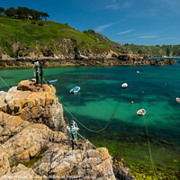 Buy canvas prints of Saints Bay, Guernsey by Dominic Shaw-McIver