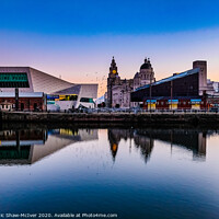 Buy canvas prints of Liverpool reflections by Dominic Shaw-McIver