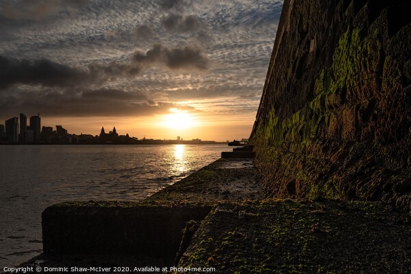 Sunrise over the Mersey Picture Board by Dominic Shaw-McIver
