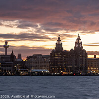 Buy canvas prints of Liverpool Waterfront Sunrise by Dominic Shaw-McIver