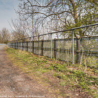 Buy canvas prints of Tees Railway Walk over Cotherstone Viaduct Apr 2021 by Richard Laidler