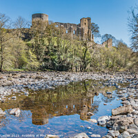 Buy canvas prints of Barnard Castle and the River Tees (2) by Richard Laidler