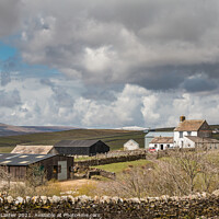Buy canvas prints of Scar End Farm, Teesdale  by Richard Laidler