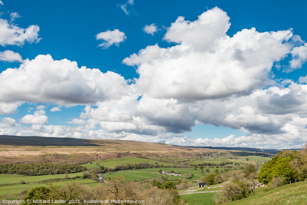 Over to Holwick, Teesdale in Spring  (2) Picture Board by Richard Laidler