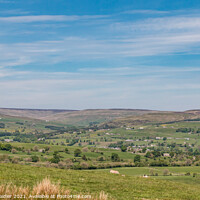 Buy canvas prints of Over to the Hudes Hope  from the Kelton Road, Teesdale by Richard Laidler