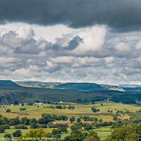 Buy canvas prints of Holwick Teesdale in Dramatic Light by Richard Laidler