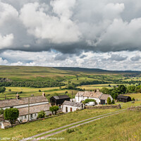 Buy canvas prints of Two Teesdale Farms by Richard Laidler