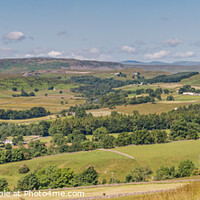 Buy canvas prints of Upper Teesdale Summer Panorama from Stable Edge by Richard Laidler