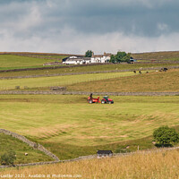 Buy canvas prints of Wool Pits Hill Farm, Teesdale by Richard Laidler