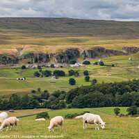 Buy canvas prints of Spotlight on Holwick, Teesdale by Richard Laidler