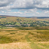 Buy canvas prints of The Pennine Way down to Middleton in Teesdale by Richard Laidler