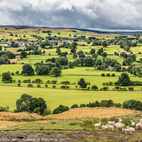 Buy canvas prints of Mickleton and Lunedale from Whistle Crag by Richard Laidler