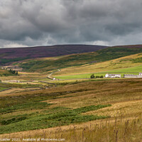 Buy canvas prints of Spotlight on Middle End Farm, Teesdale by Richard Laidler