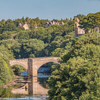 Buy canvas prints of County Bridge Barnard Castle in Late Summer  by Richard Laidler
