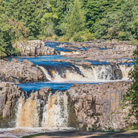 Buy canvas prints of Low Force Waterfall Portrait by Richard Laidler