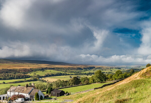 Upper Teesdale Panorama Drama Picture Board by Richard Laidler